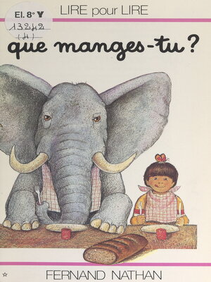 cover image of Que manges-tu ?